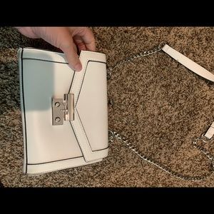 Forever 21 white crossbody bag